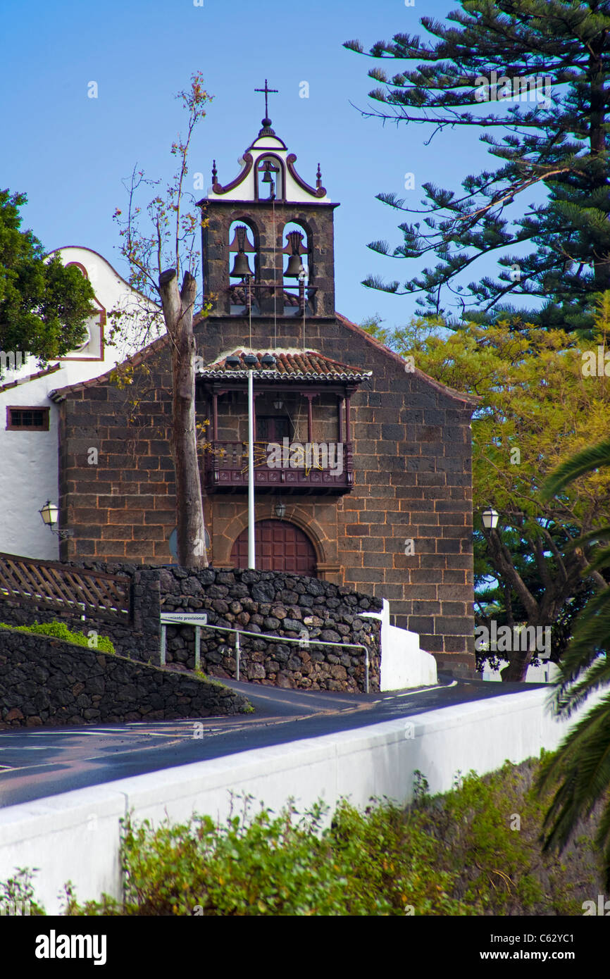 The church Virgin of snow, Las Nieves, Santa Cruz de La Palma, La Palma, Canary islands, Spain, Europe Stock Photo