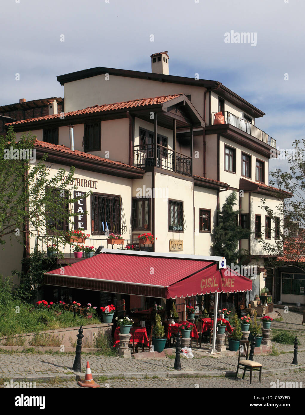 Turkey, Ankara, Ulus, old town, cafe, Stock Photo