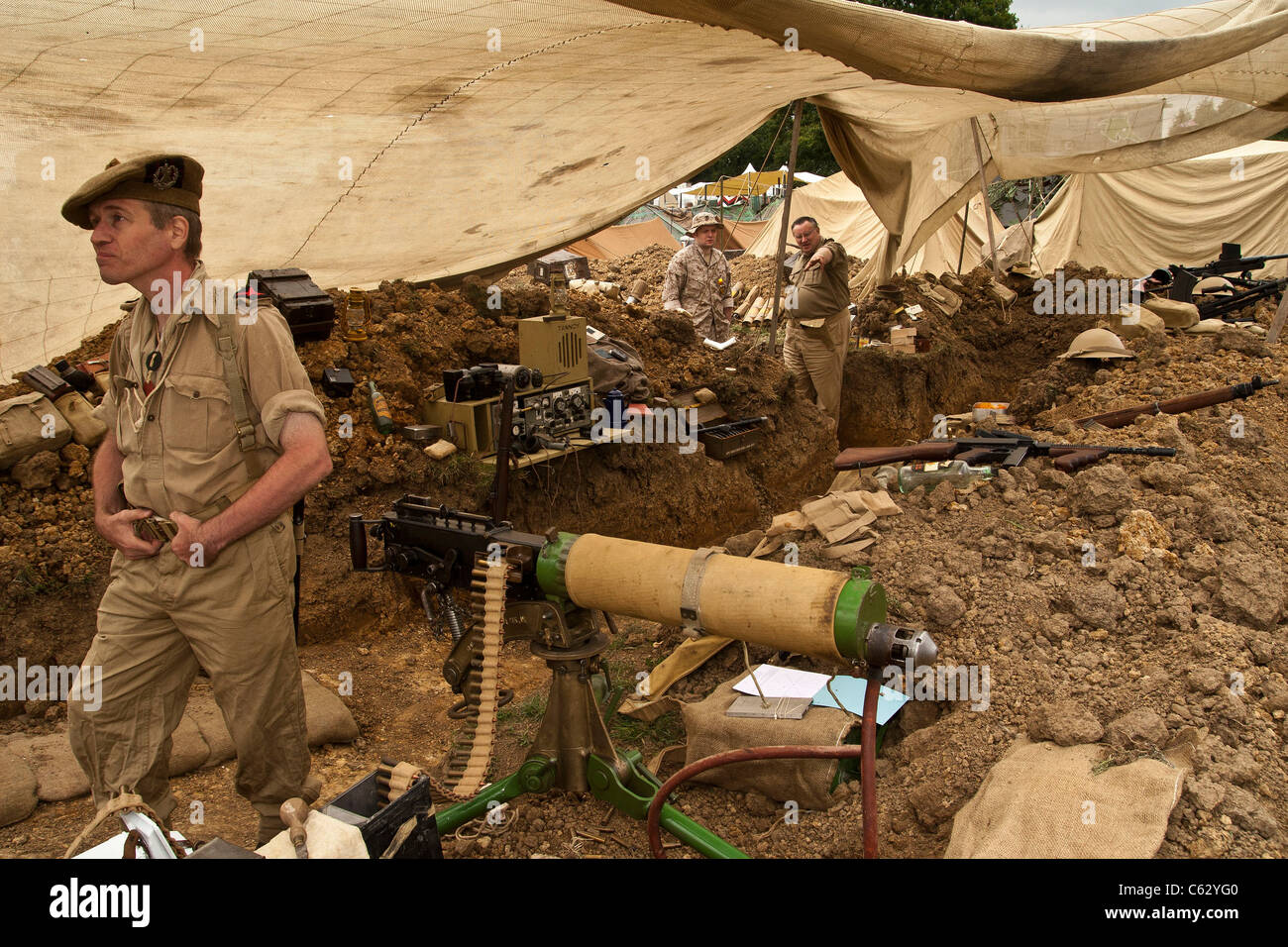 War and Peace show 2011 Kent UK Stock Photo