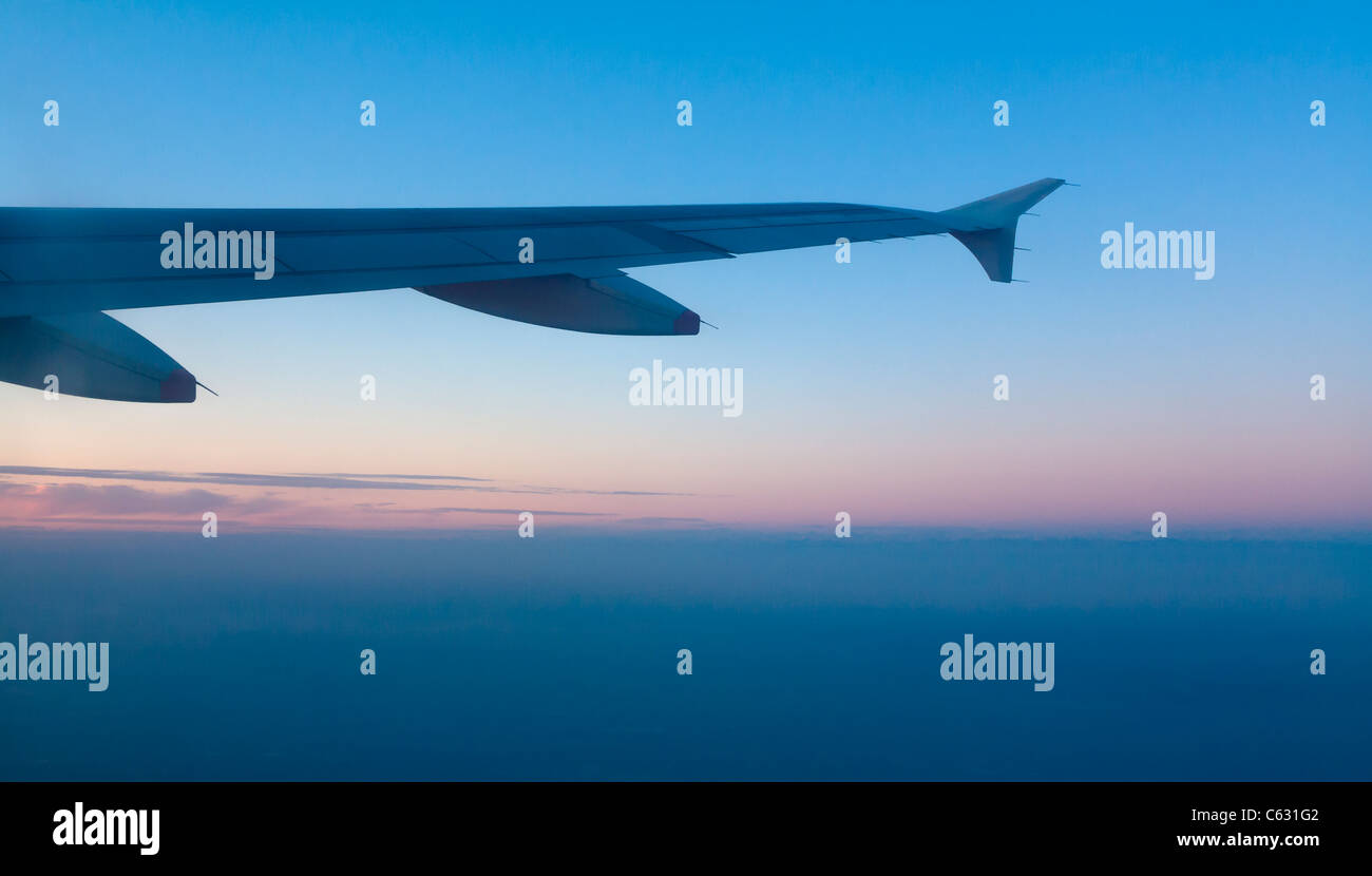 Aerial view aircraft wing hi-res stock photography and images - Alamy