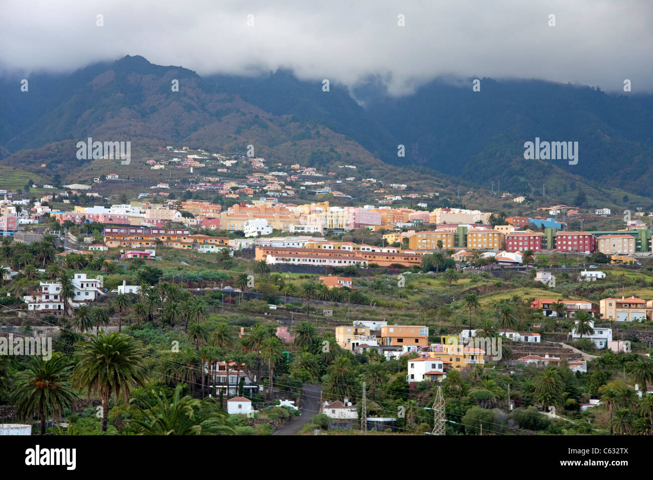 San Pedro, village at Brena Alta, La Palma, Canary islands, Spain, Europe Stock Photo