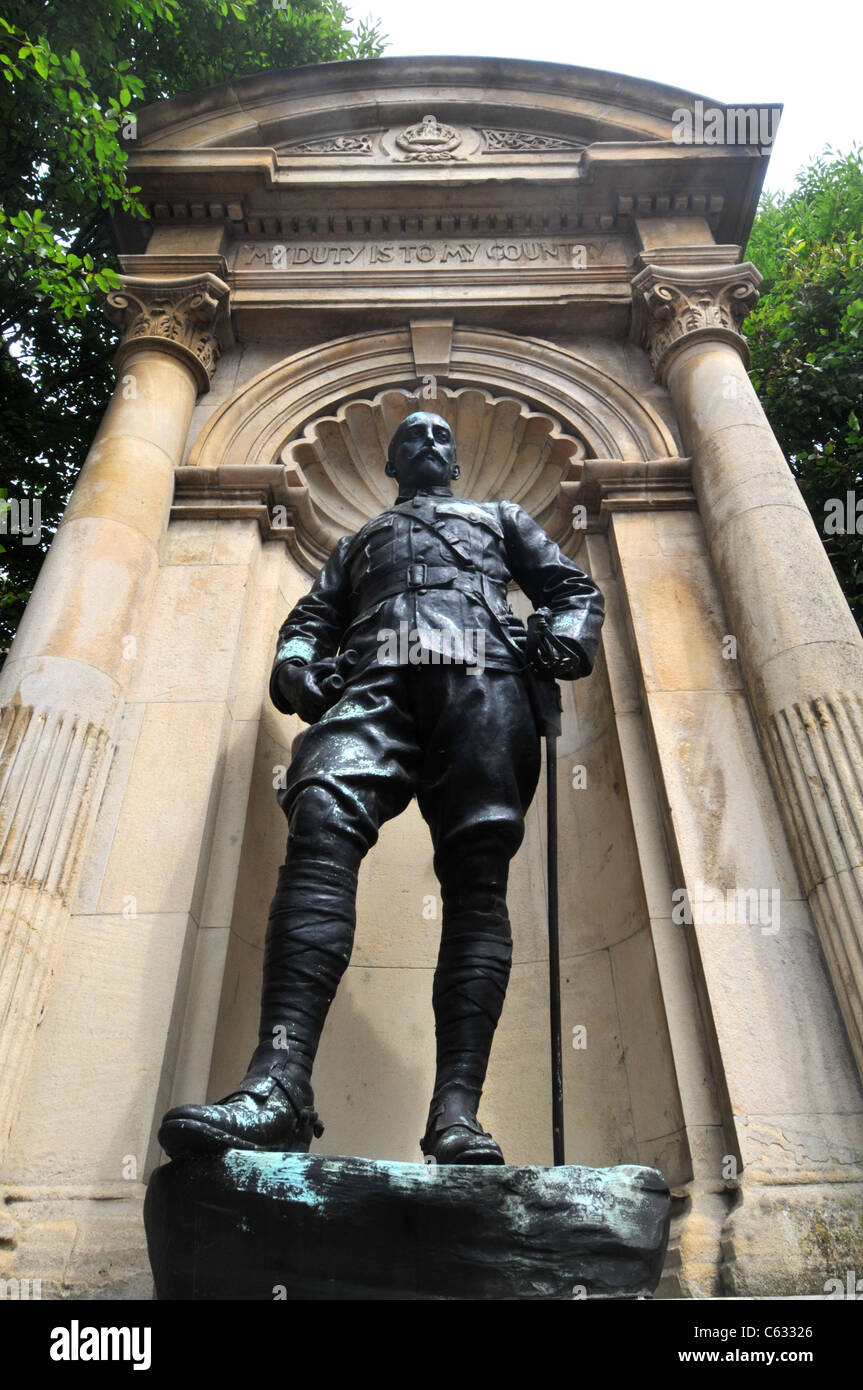 Statue of Prince Christian Victor of Schleswig-Holstein, Windsor, Berkshire, Britain, UK Stock Photo