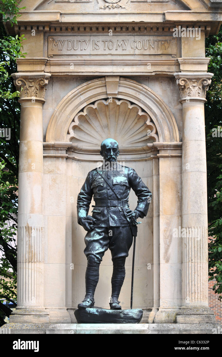 Statue of Prince Christian Victor of Schleswig-Holstein, Windsor, Berkshire, Britain, UK Stock Photo