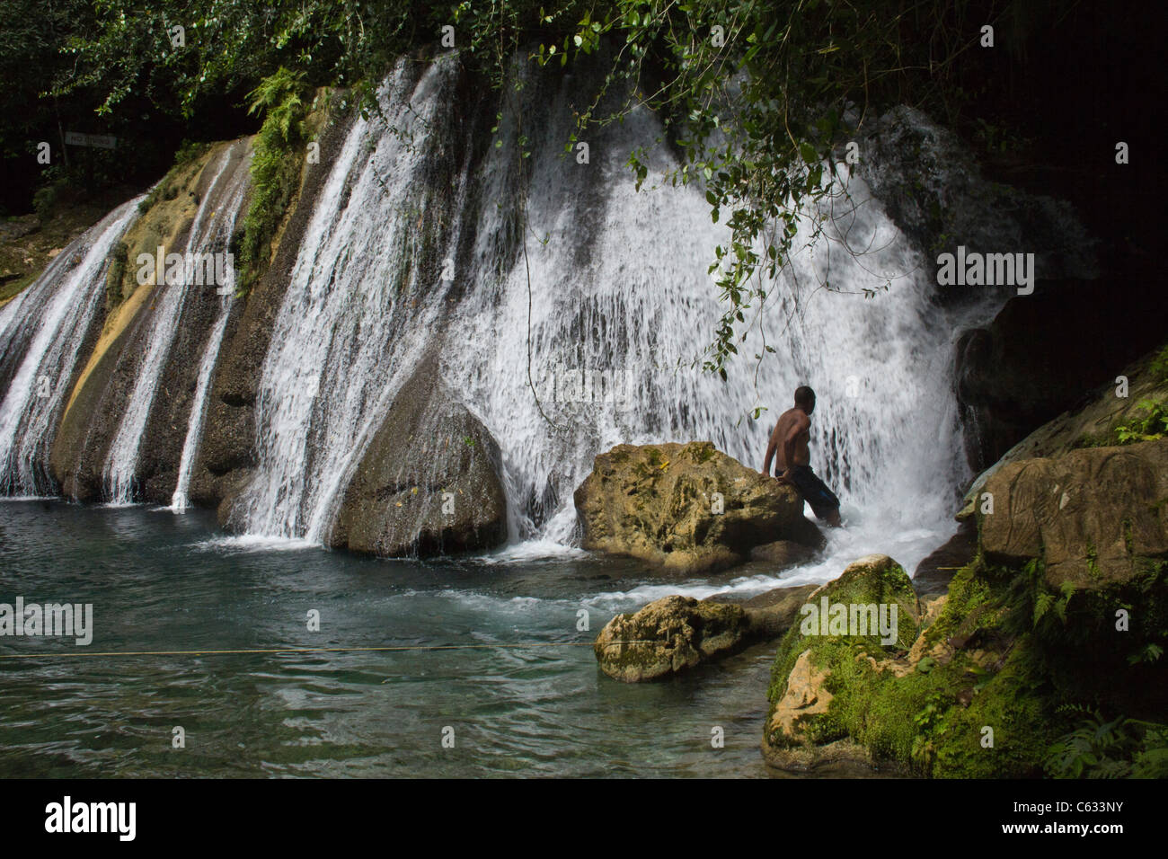 Reach falls in Port Antonio, Jamaica Stock Photo Alamy