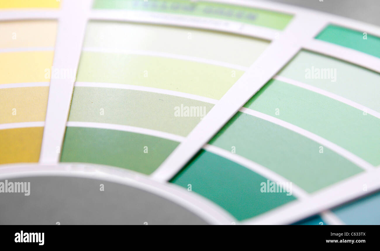 Colour palette Stock Photo