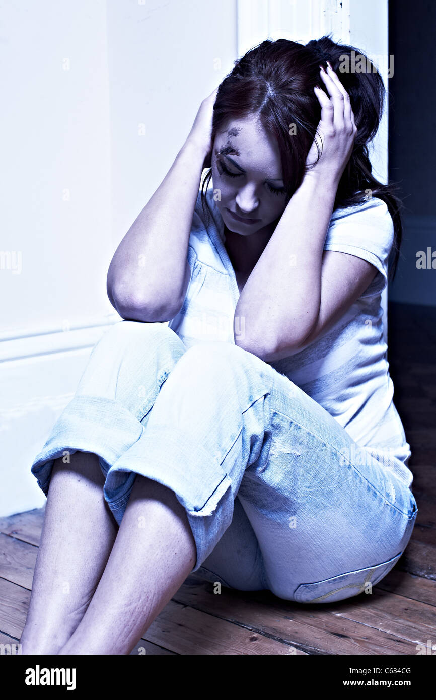Violence against woman women abuse abused hi-res stock photography and ...