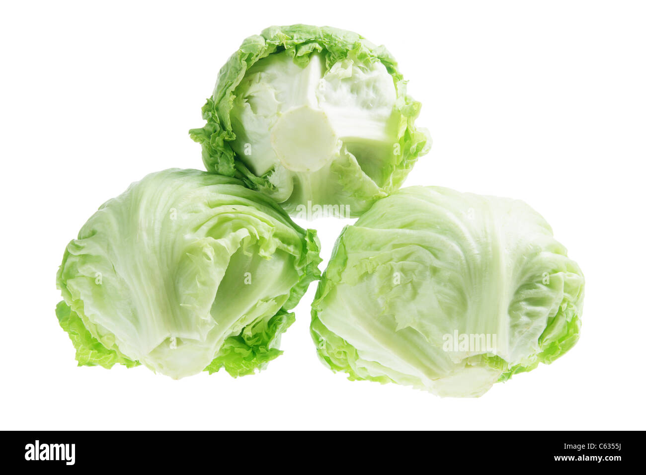 Iceberg Lettuce Stock Photo