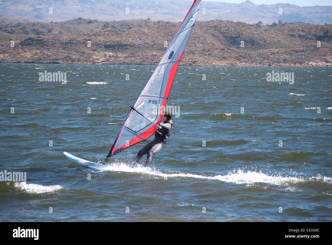 Windsurf lake hi-res stock photography and images - Alamy