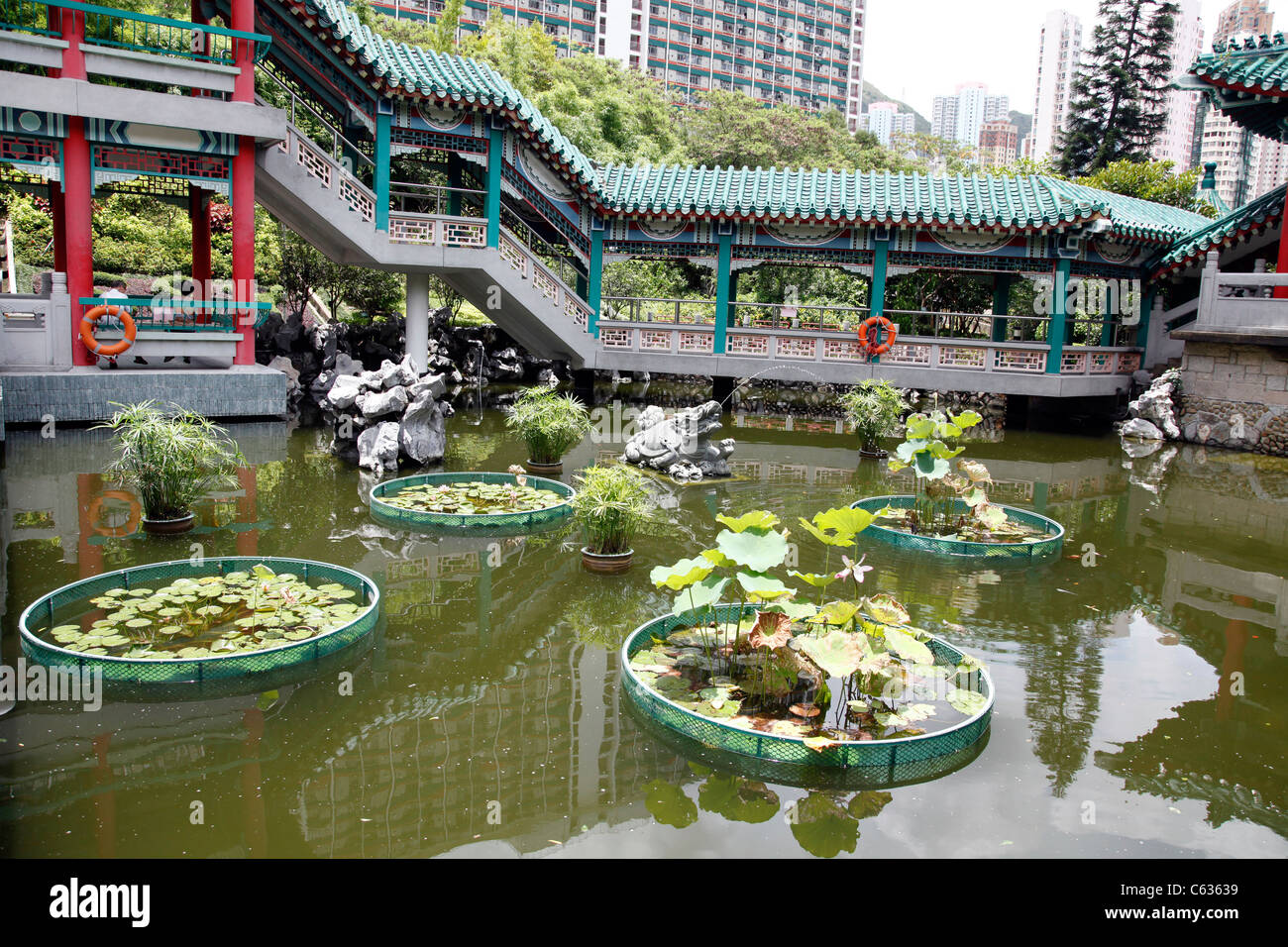 Sik Sik Yuen Wong Tai Sin Buddhist Temple in Hong Kong, China Stock Photo