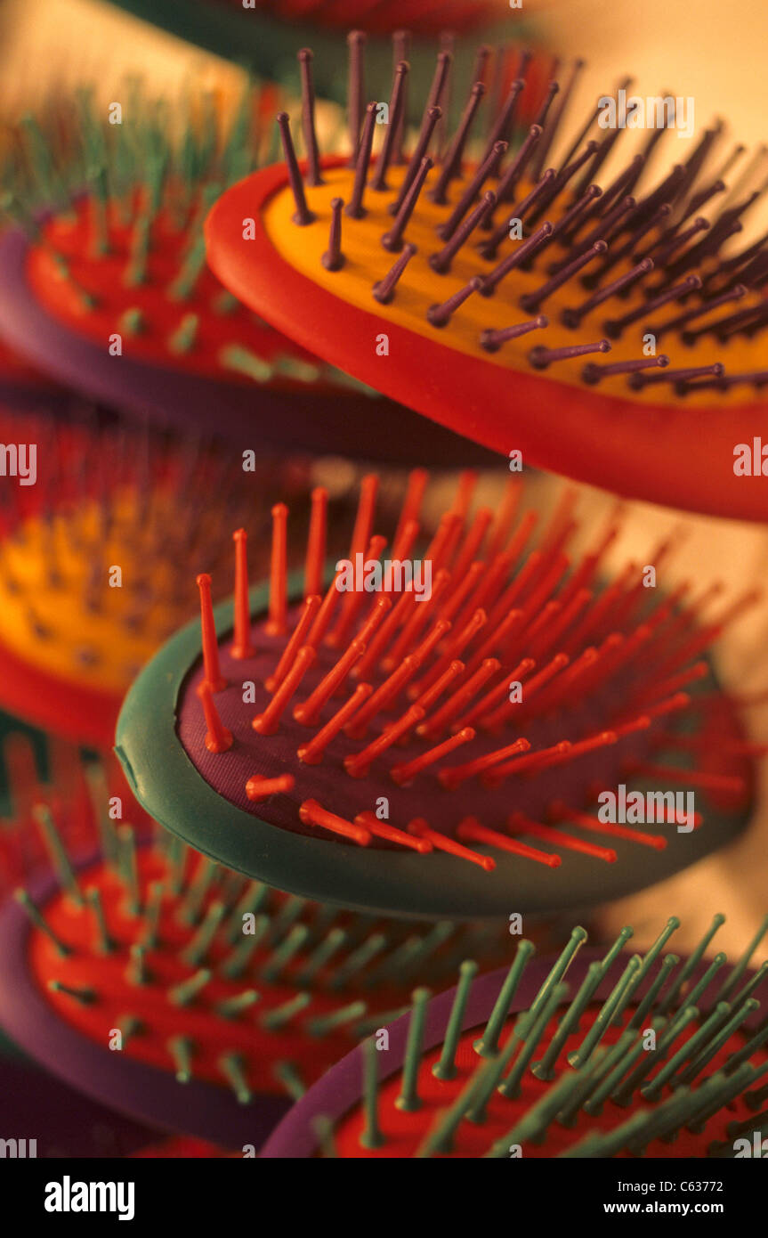 colorful brush Stock Photo