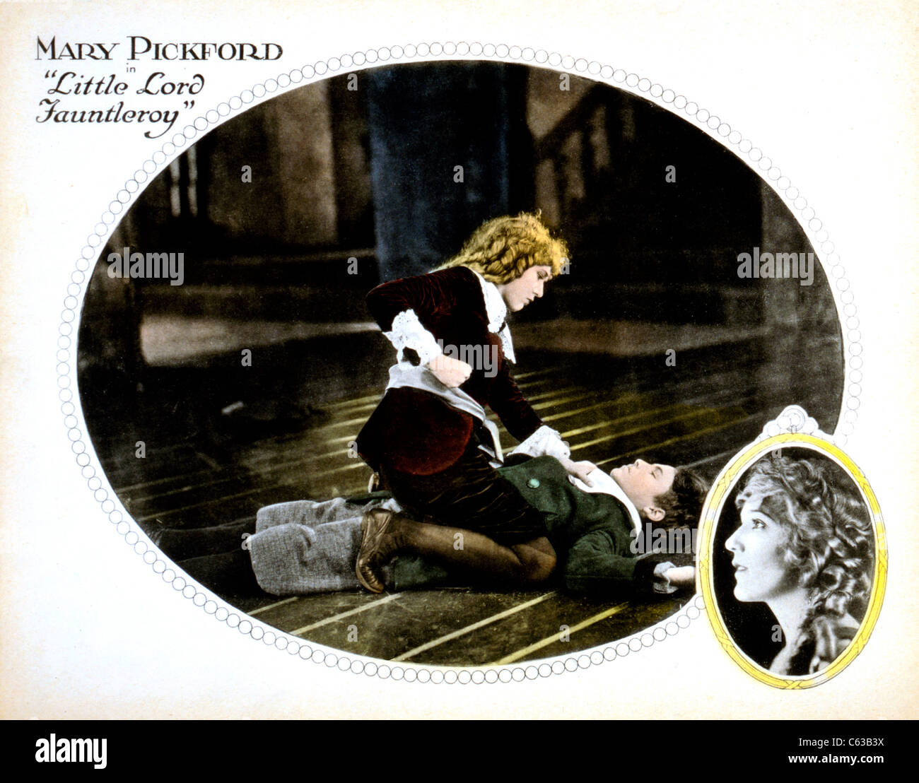 Mary Pickford in 'Little Lord Fauntleroy' 1921 movie poster Stock Photo
