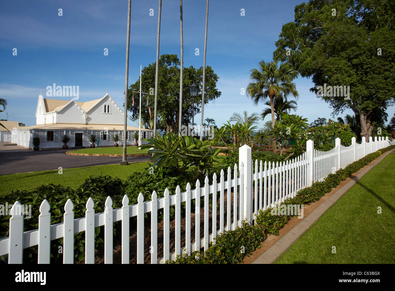 Government House (1878-1879), Darwin, Northern Territory, Australia Stock Photo