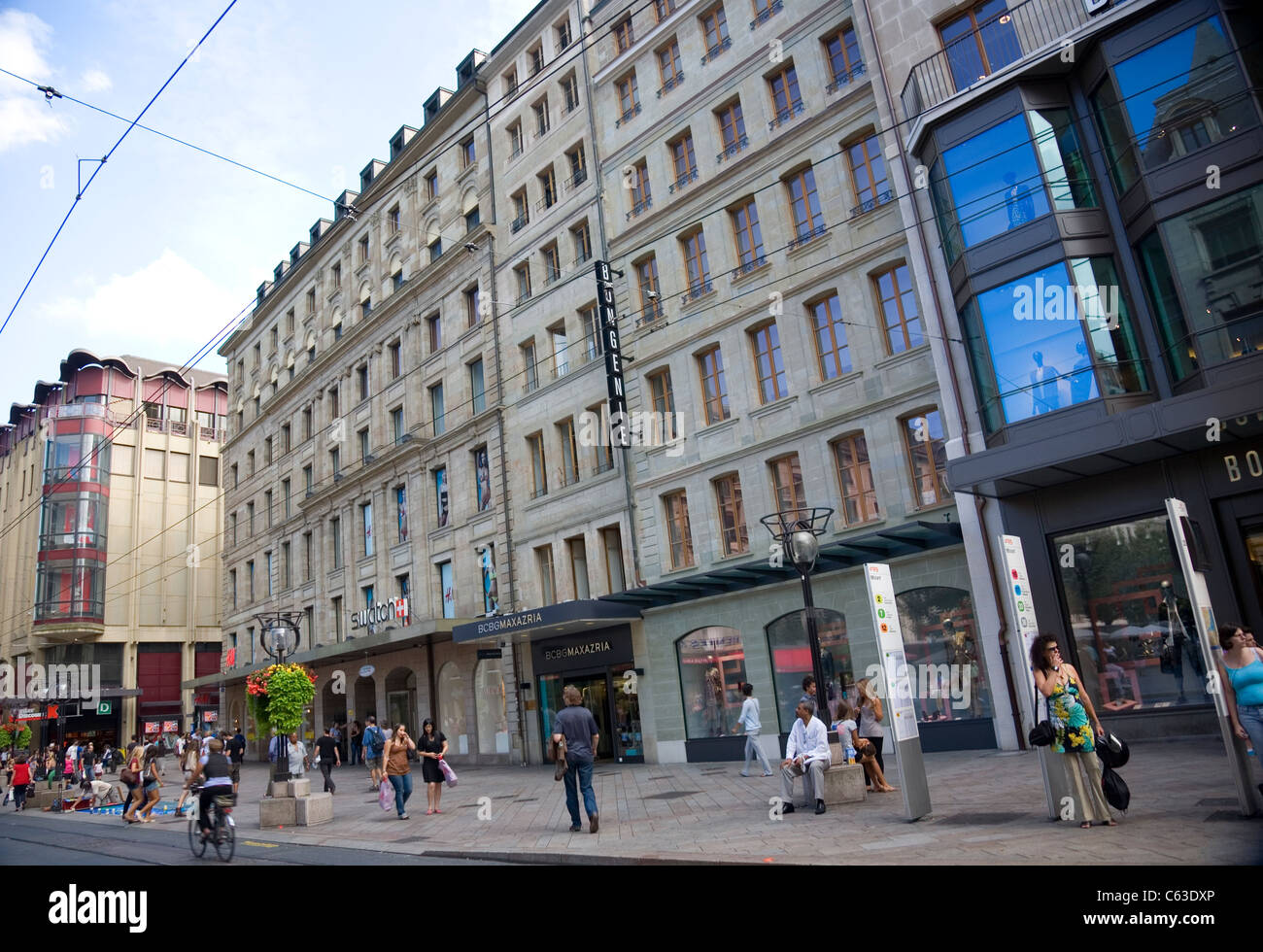 Switzerland shopping geneva hires stock photography and images Alamy