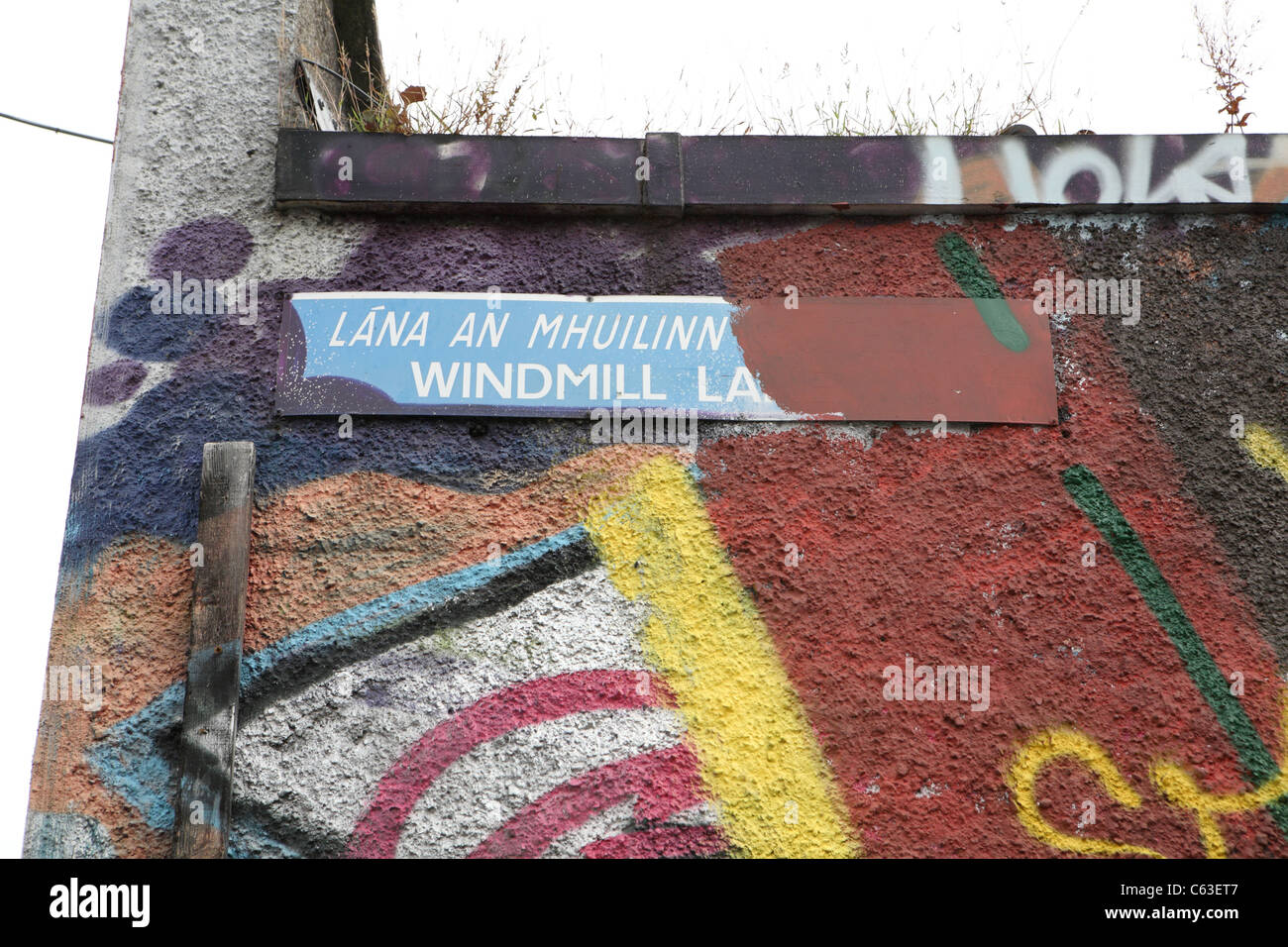 Graffiti in Windmill lane Dublin Stock Photo Alamy