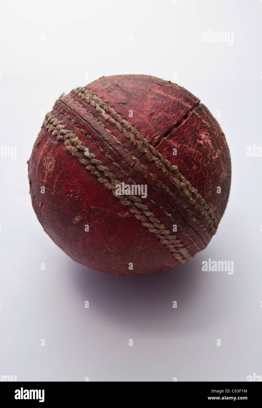Vintage Leather Cricket Ball Sports Collectibles Memorabilia