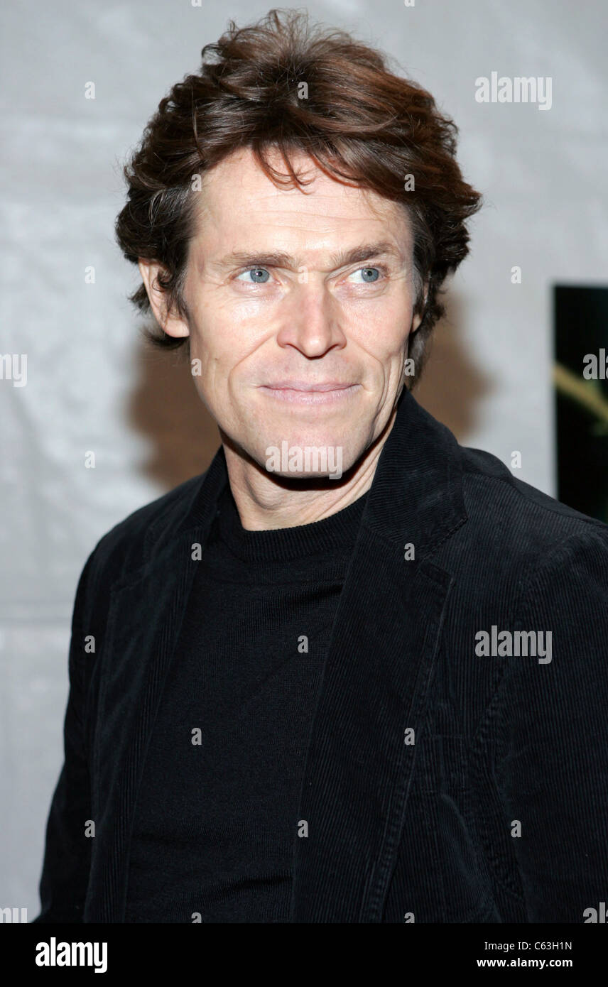 Willem Dafoe at the premiere of THE LIFE AQUATIC WITH STEVE ZISSOU at the Ziegfeld Theater, New
