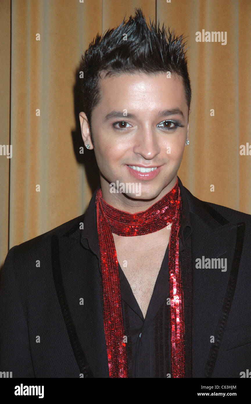 Jai Rodriguez at the after party for the opening night of LA CAGE AUX FOLLES, NY, December 9, 2004 (photo by Rob Rich/ The Everett Collection) Stock Photo