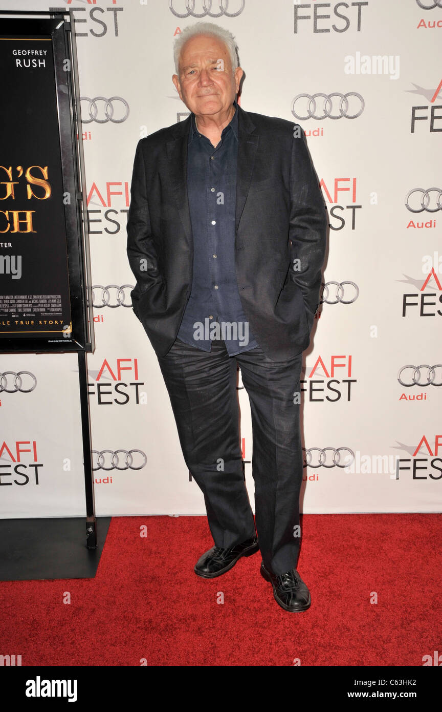 David Seidler at arrivals for AFI FEST 2010 Screening of THE KING'S SPEECH, Grauman's Chinese Theatre, Los Angeles, CA November Stock Photo