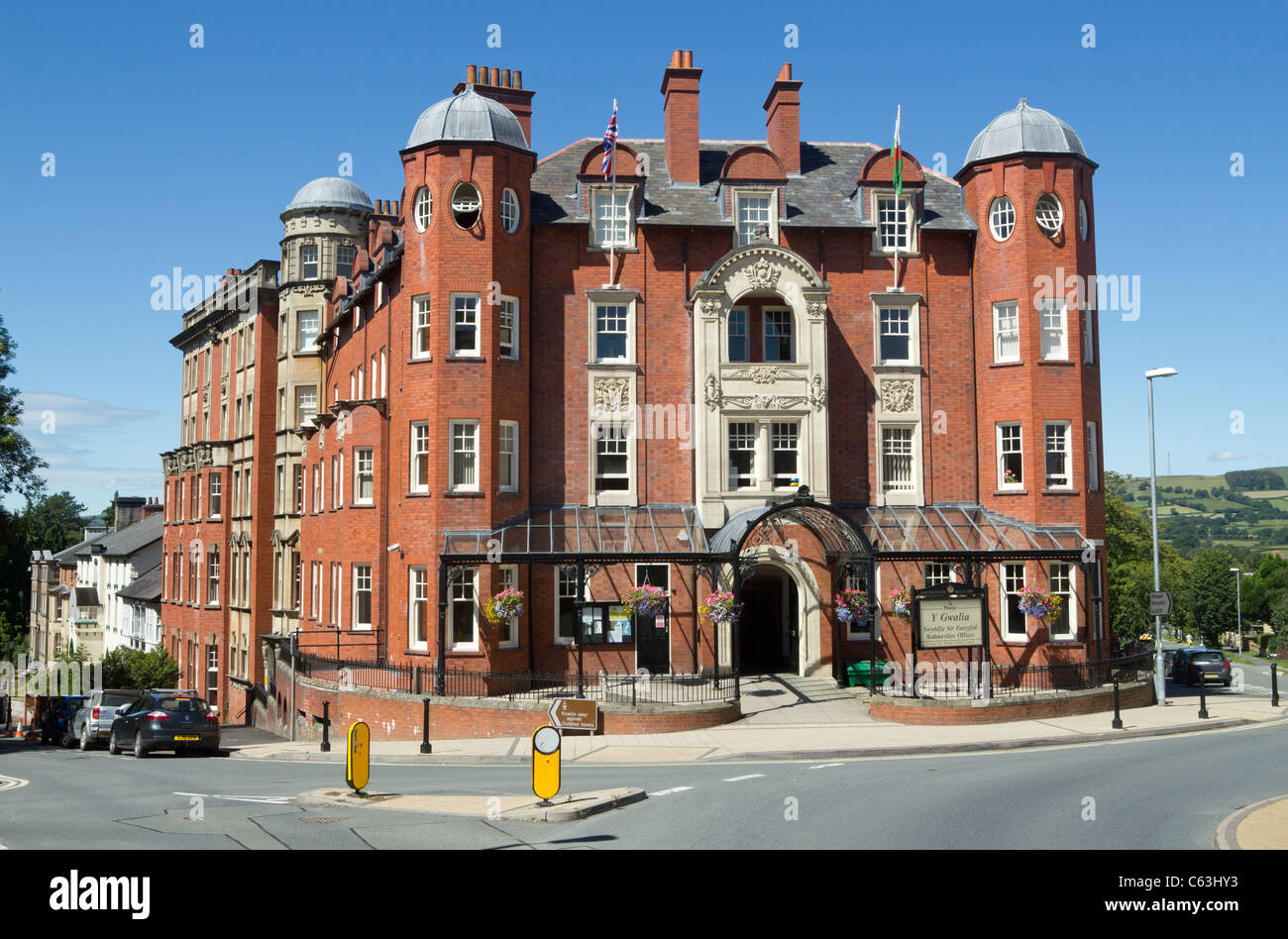 Y Gwalia (The Gwalia), a Powys County Council Radnoshire offices