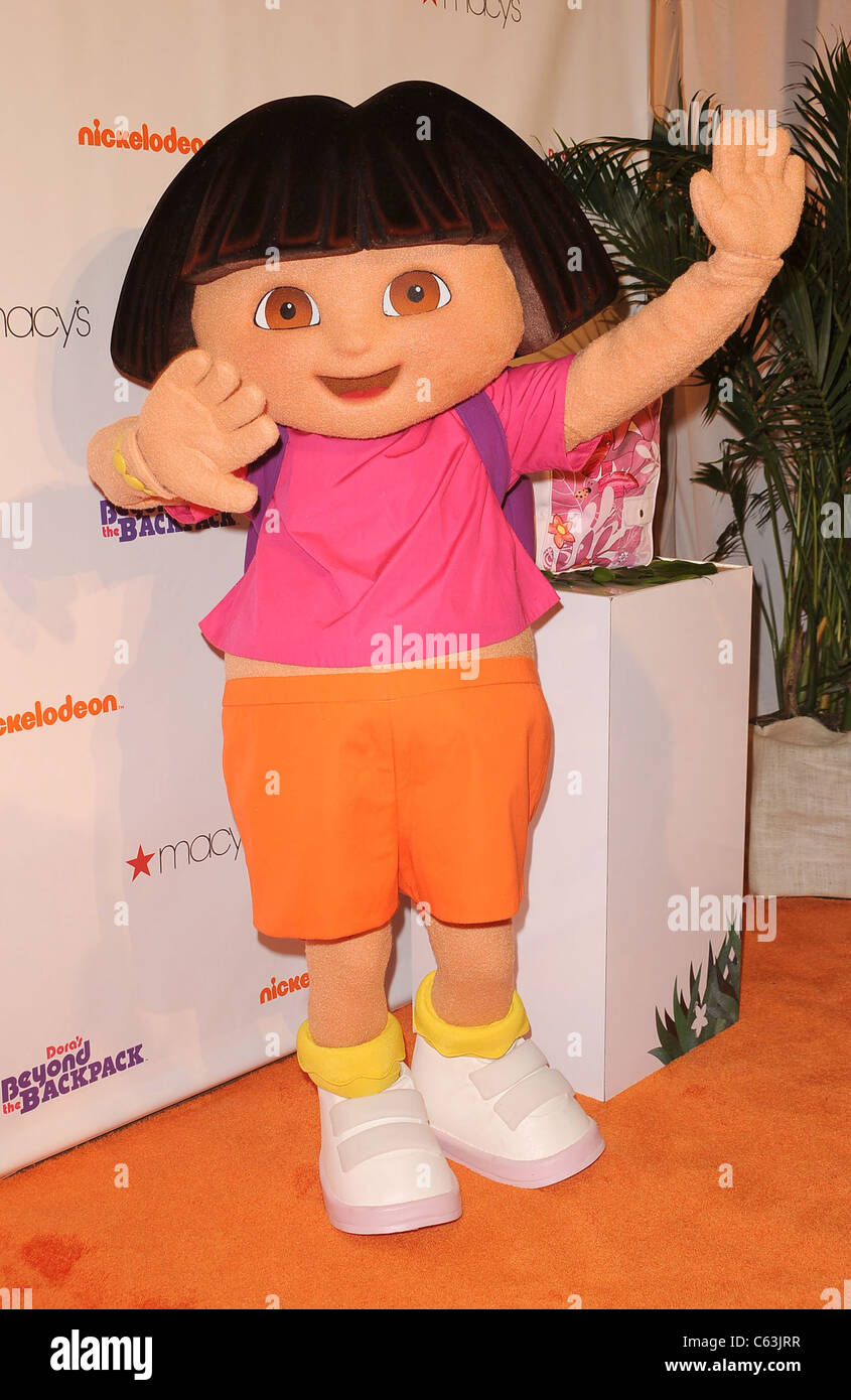 Dora the Explorer in attendance for Nickelodeon's Beyond The Backpack Campaign Kick Off, Macy's Herald Square Department Store, Stock Photo