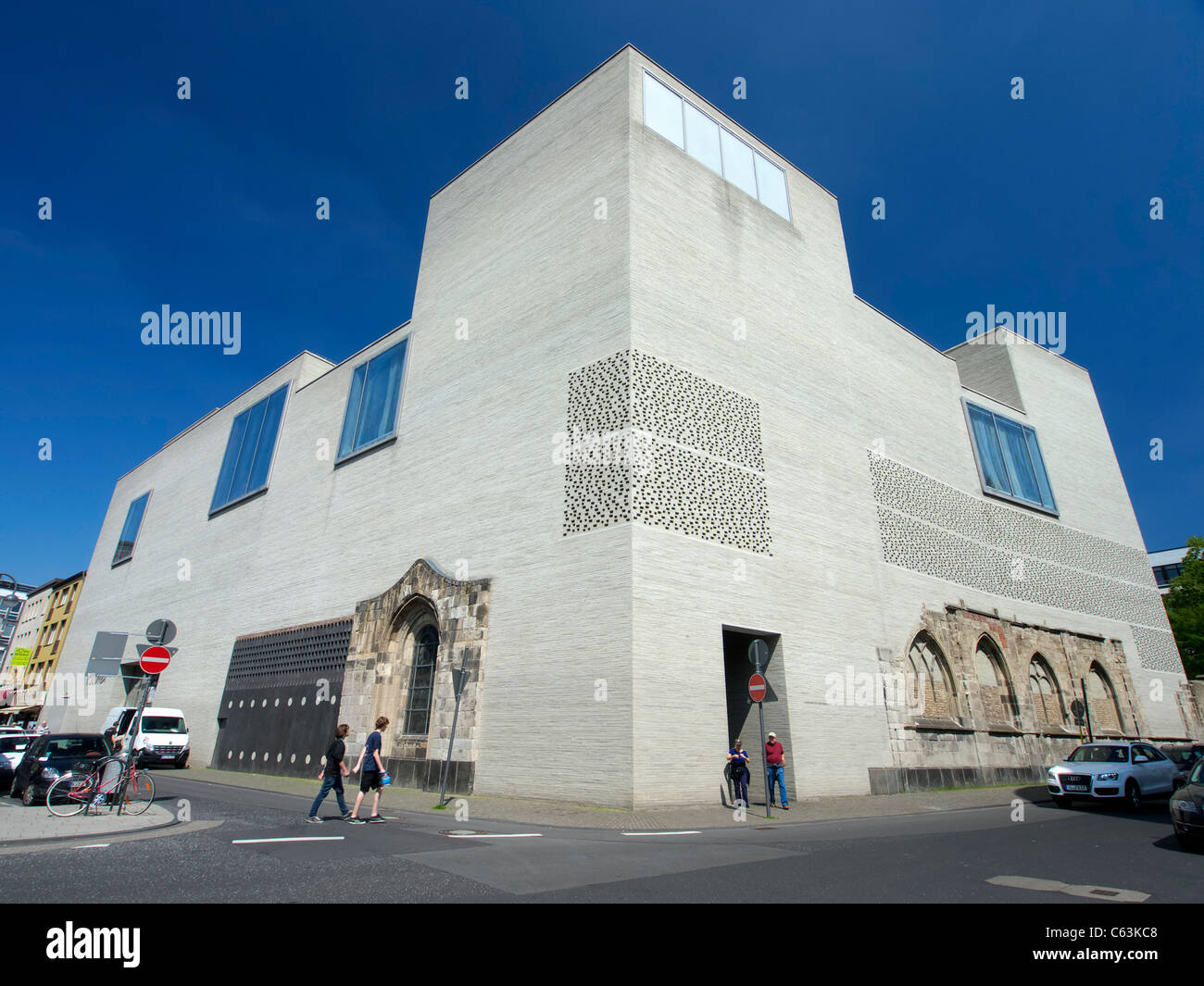 Exterior view of modern Kolumba museum in Cologne Germany Stock Photo