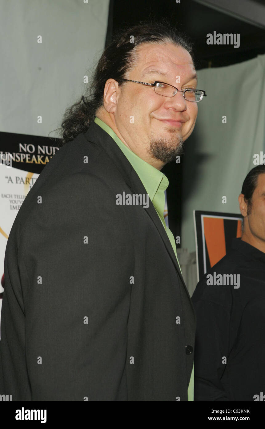 Penn Jillette at arrivals for THE ARISTOCRATS Premiere, The Director’s
