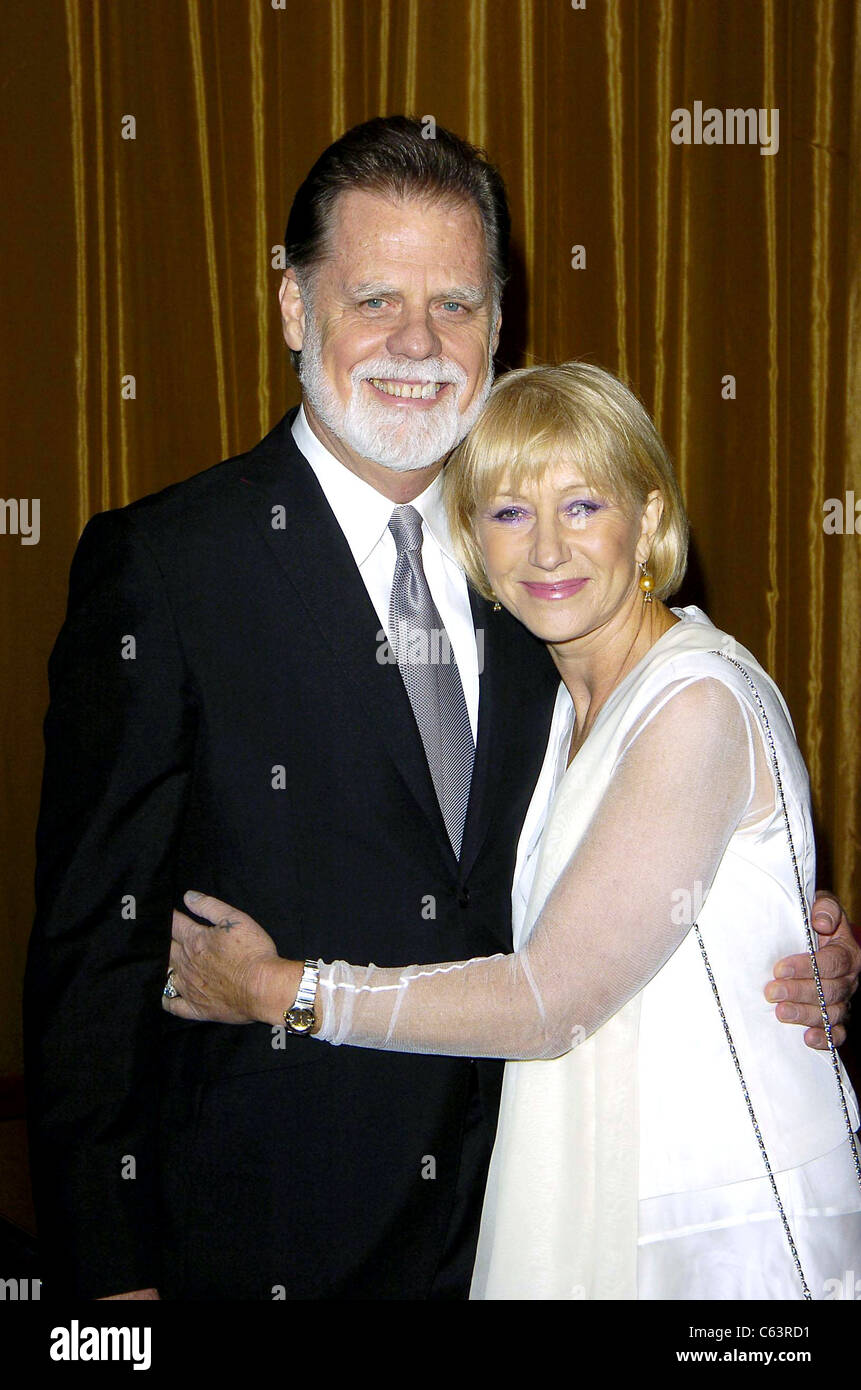 Taylor Hackford and wife Helene Mirren at arrivals for 57th Annual