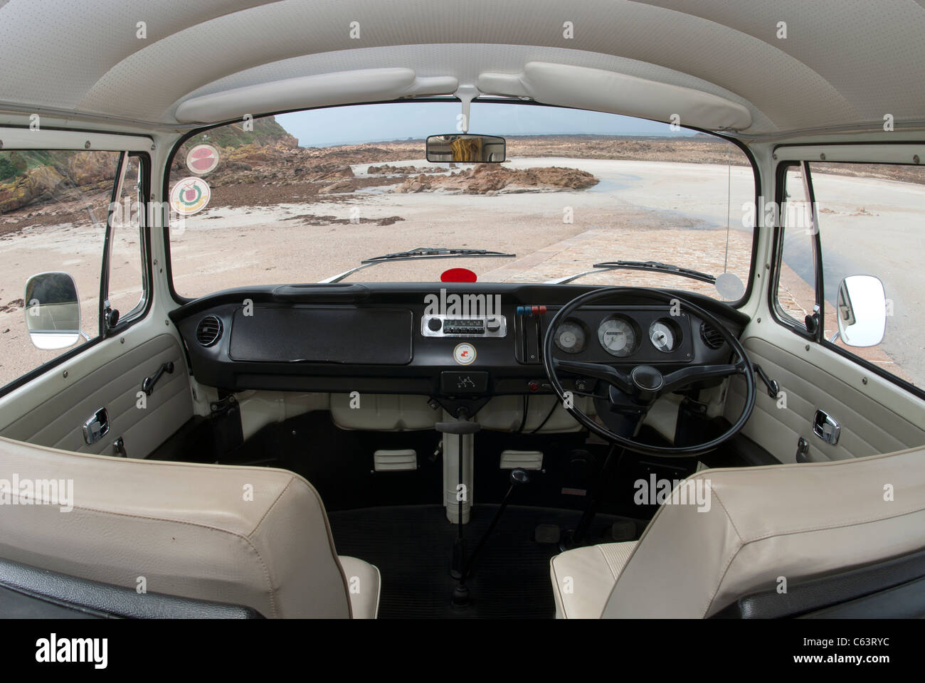 Interior Of Old Camper Van Stock Photos Interior Of Old