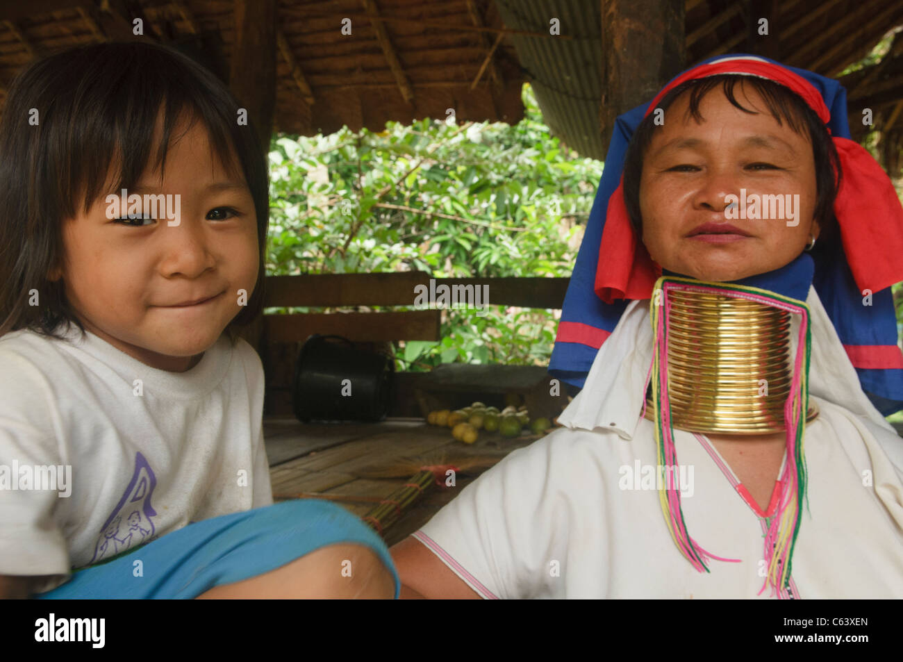Karen hill tribe hi-res stock photography and images - Alamy