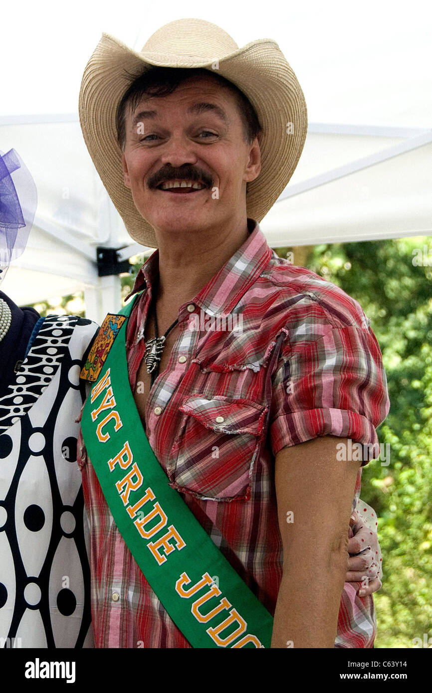 Randy Jones of the Village People at 2009 New York City Gay Pride Parade, New York, NY June 28, 2009. Photo By: Lee/Everett Collection Stock Photo