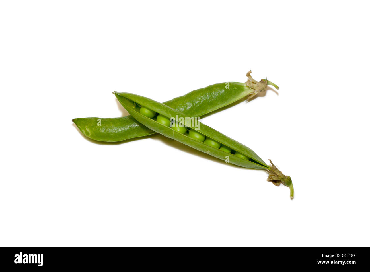 Fresh peas Stock Photo