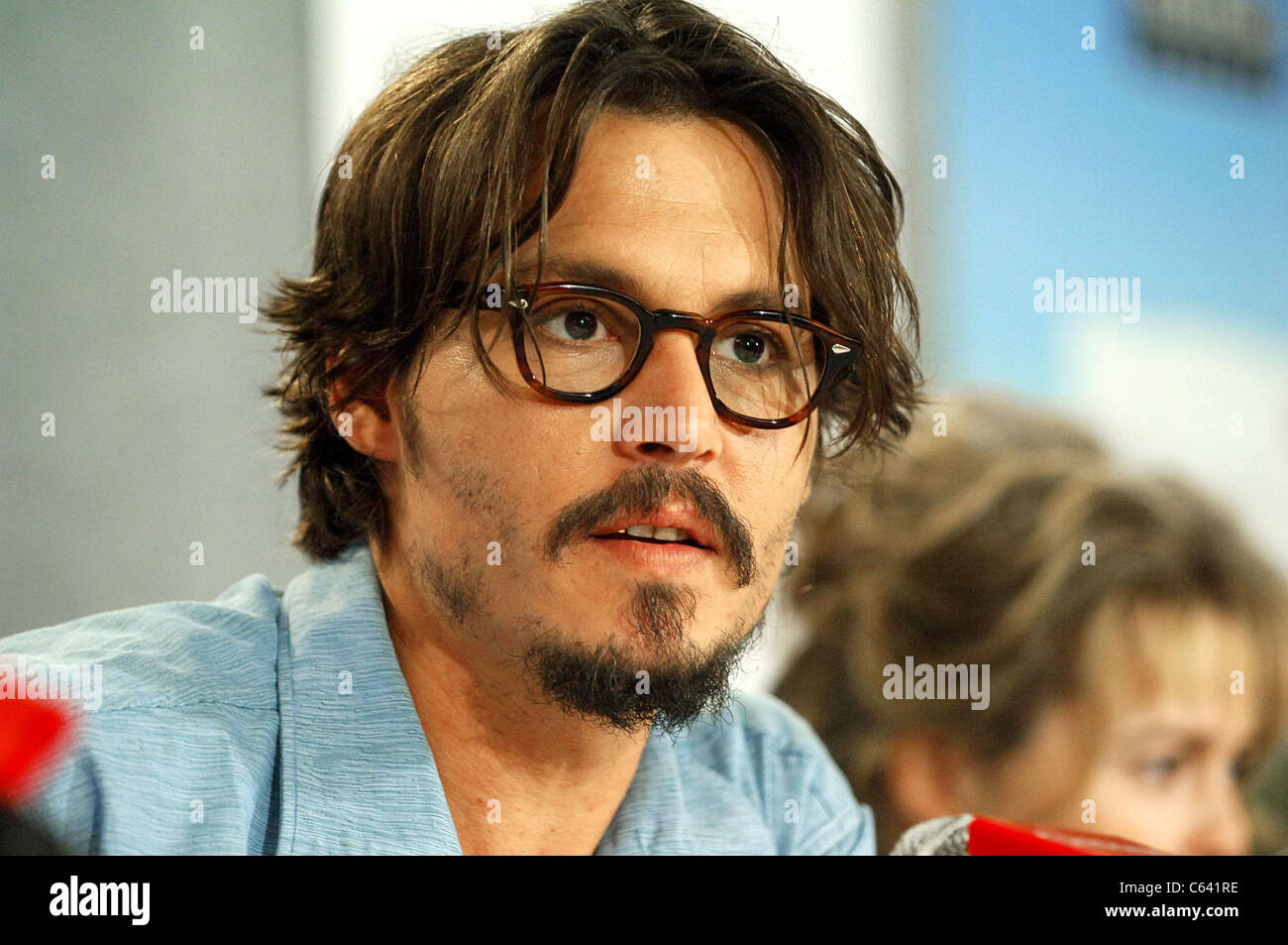 Johnny Depp at arrivals for Corpse Bride Press Conference at Toronto Film Festival, Sutton Place Hotel, Toronto, ON, September 10, 2005. Photo by: Tom Sandler/Everett Collection Stock Photo