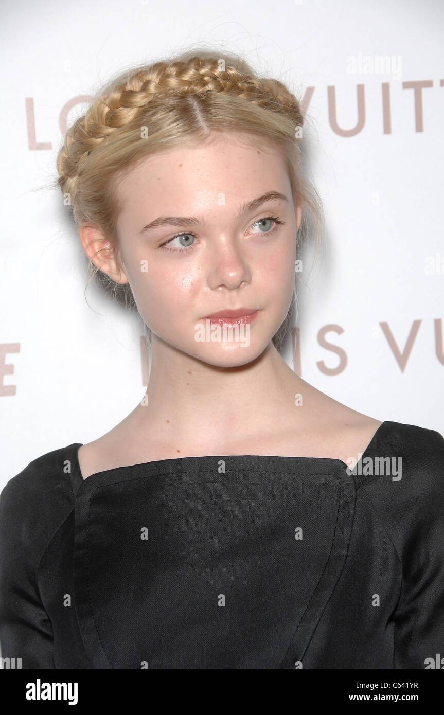 Elle Fanning at arrivals for SOMEWHERE Premiere, Arclight Hollywood, Los Angeles, CA December 7, 2010. Photo By: Michael Germana/Everett Collection Stock Photo