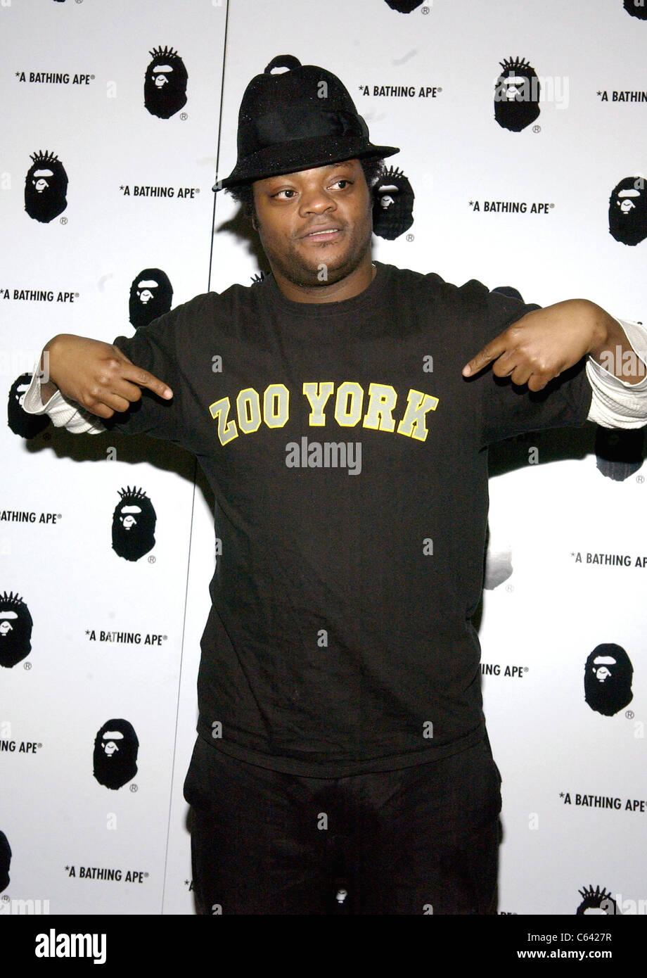 Harold Hunter at the store opening of A Bathing Ape, New York, NY January  11, 2005. Photo by: David Blackman/Everett Collection Stock Photo - Alamy