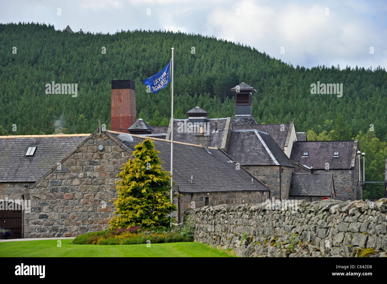 Royal Lochnagar Distillery, Balmoral Estate, Royal Deeside, Aberdeenshire, Scotland, United