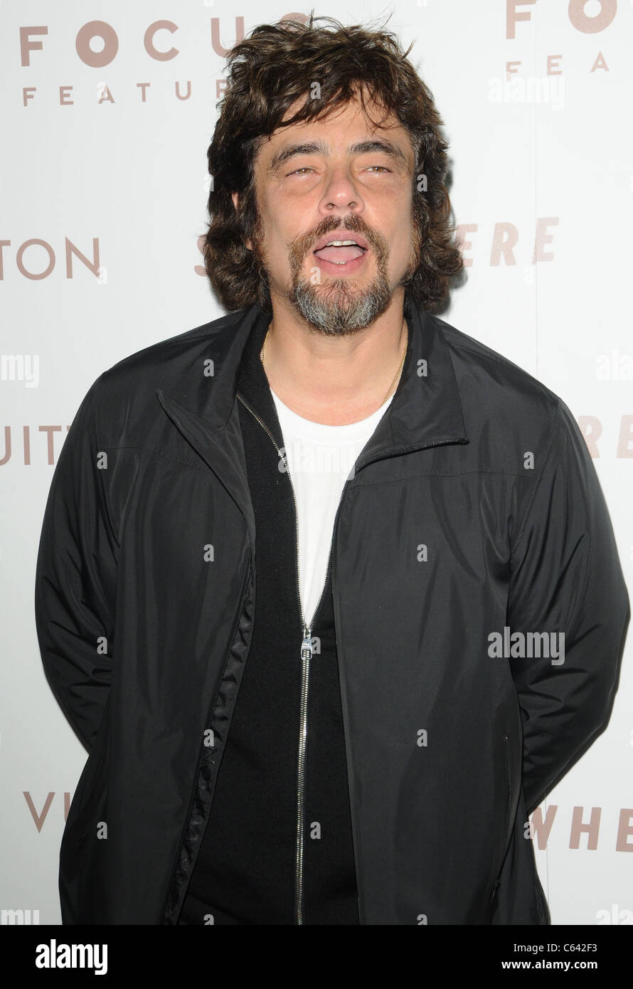 Benicio del toro arrivals somewhere hi-res stock photography and images
