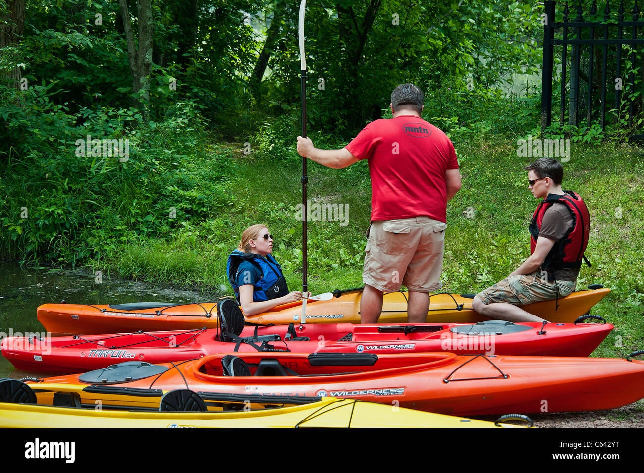 Kayak rental hires stock photography and images Alamy