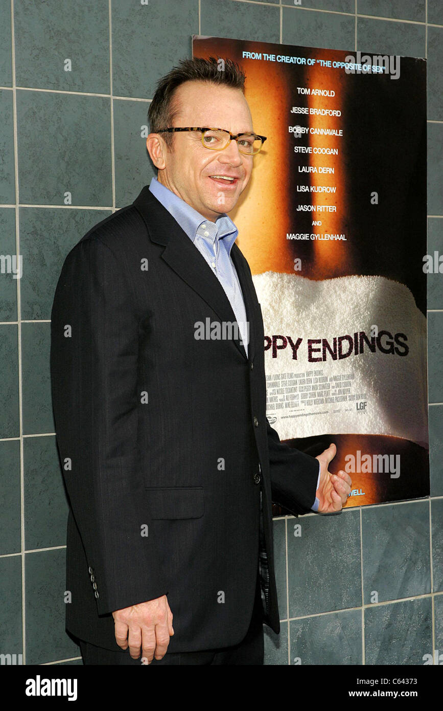 Tom Arnold at arrivals for Happy Endings Premiere, Chelsea Clearview