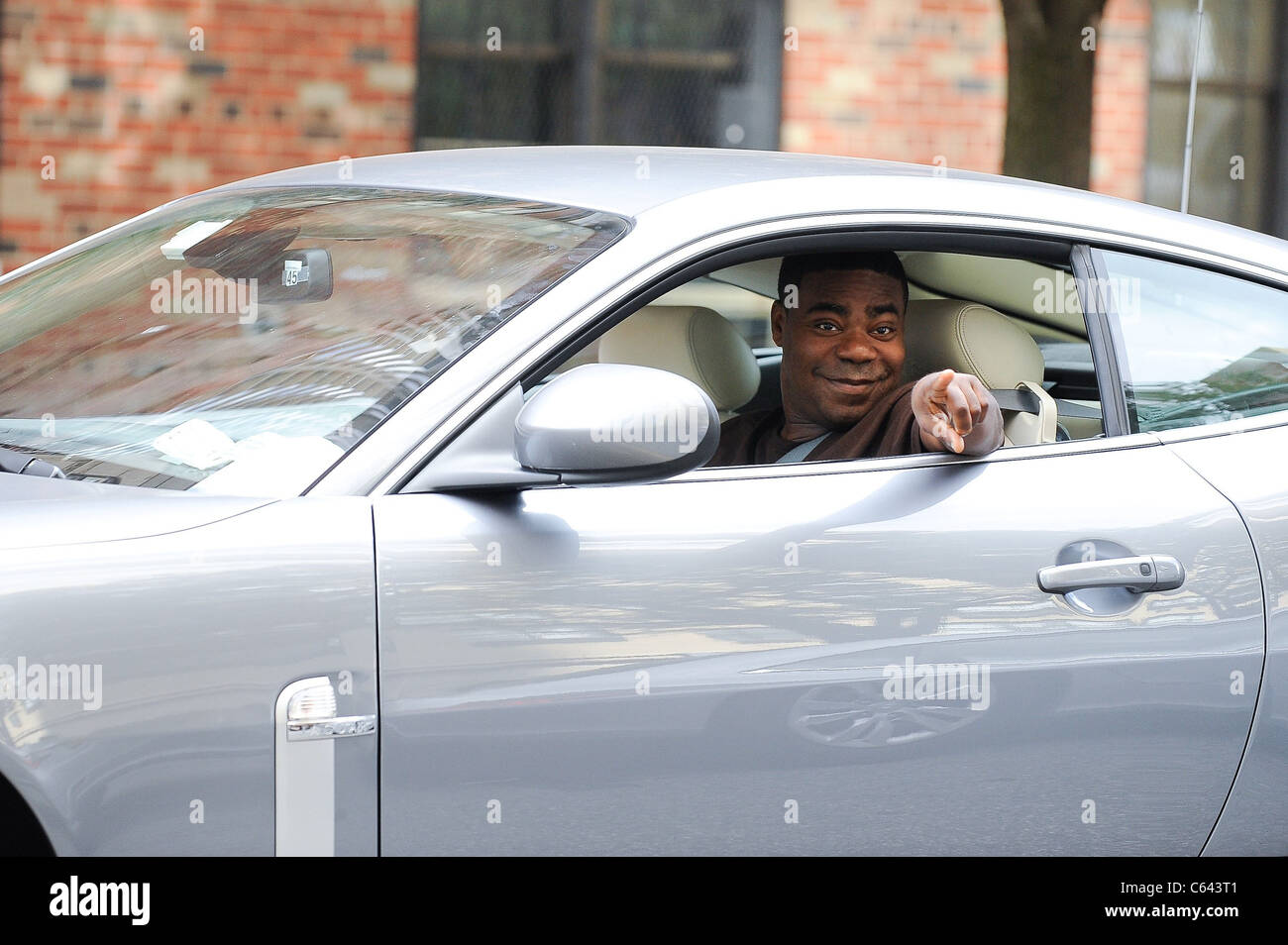 Tracy Morgan, drives in the Upper East Side out and about for CELEBRITY CANDIDS - FRIDAY, , New York, NY September 10, 2010. Photo By: Ray Tamarra/Everett Collection Stock Photo