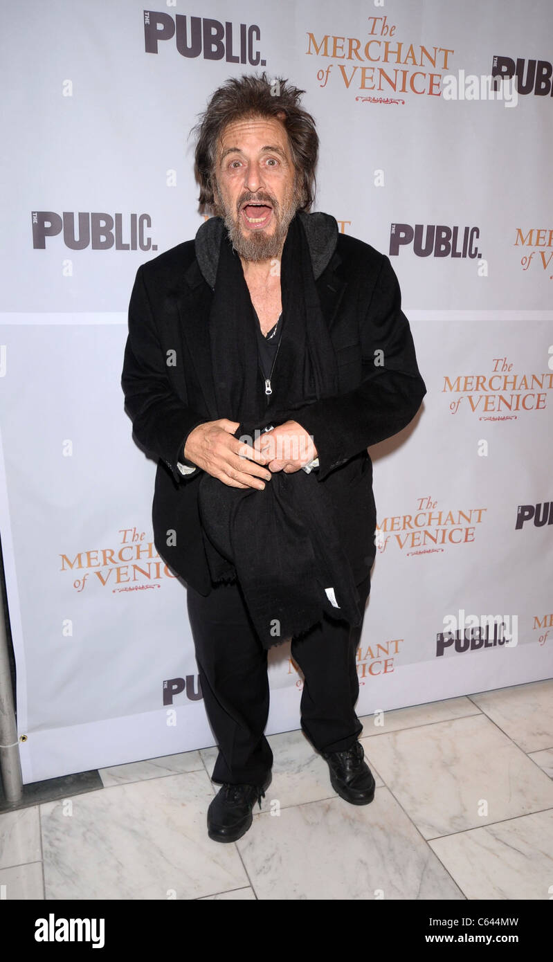 Al Pacino in attendance for MERCHANT OF VENICE Opening Night