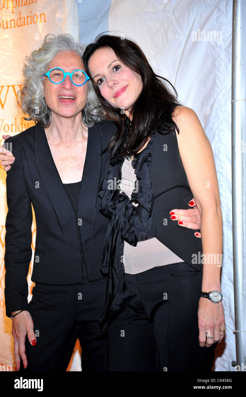 Dr. Jane Aronson, Mary-Louise Parker at arrivals for Reaching Out and Reaching Deep - The Worldwide Orphans Foundation's 6th Annual Benefit Gala, Cipriani Restaurant Wall Street, New York, NY November 1, 2010. Photo By: Gregorio T. Binuya/Everett Collection Stock Photo