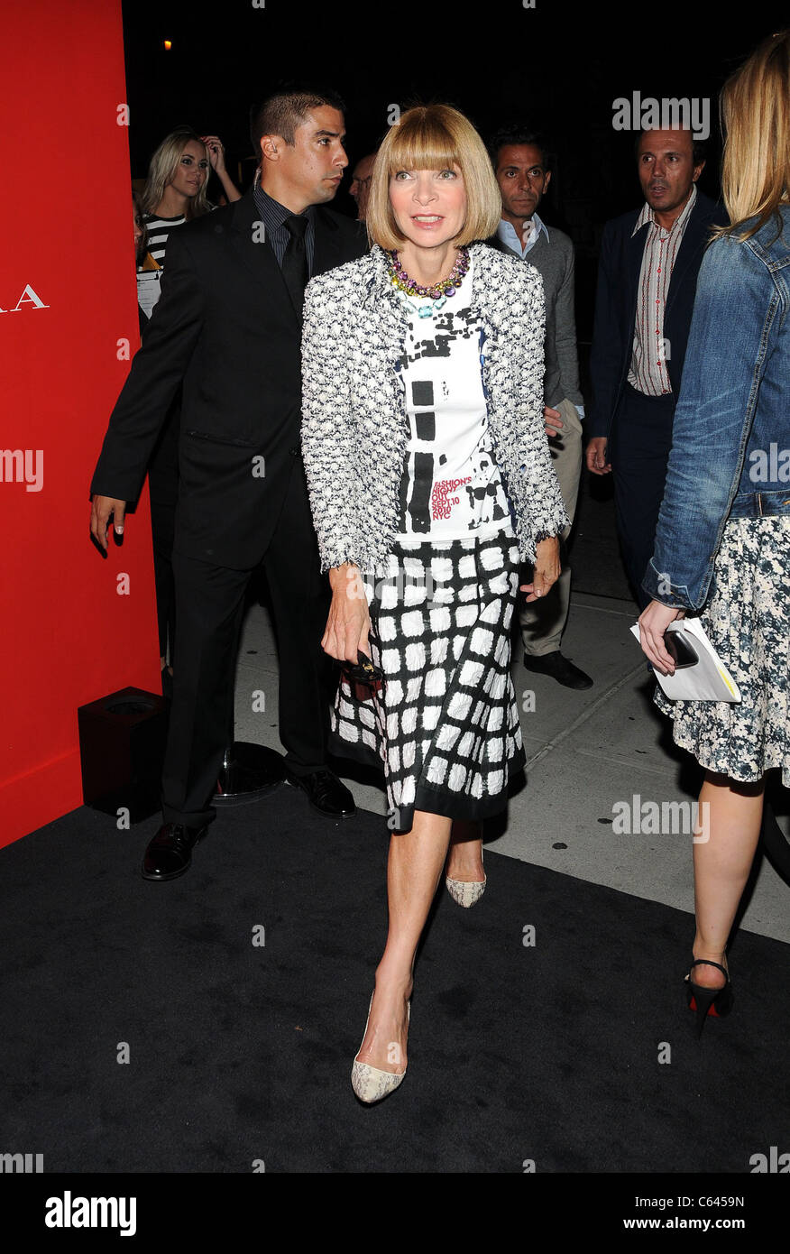 Anna Wintour at in-store appearance for CH Carolina Herrera New York Store  Grand Opening on 2010 Fashion's Night Out, CH Carolina Herrera New York  Store, New York, NY September 10, 2010. Photo
