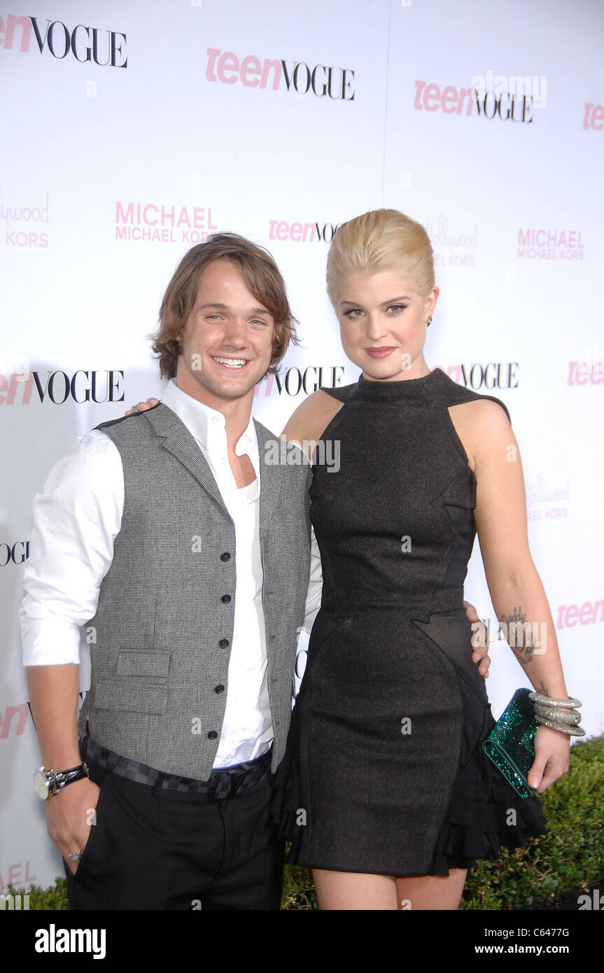 Louie Vito, Kelly Osbourne at arrivals for Teen Vogue 8th Annual Young Hollywood Party, The Studios at Paramount, Los Angeles, CA October 1, 2010. Photo By: Michael Germana/Everett Collection Stock Photo