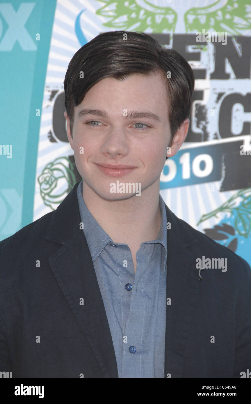 Chris Colfer at arrivals for Teen Choice Awards 2010 - ARRIVALS, Gibson ...