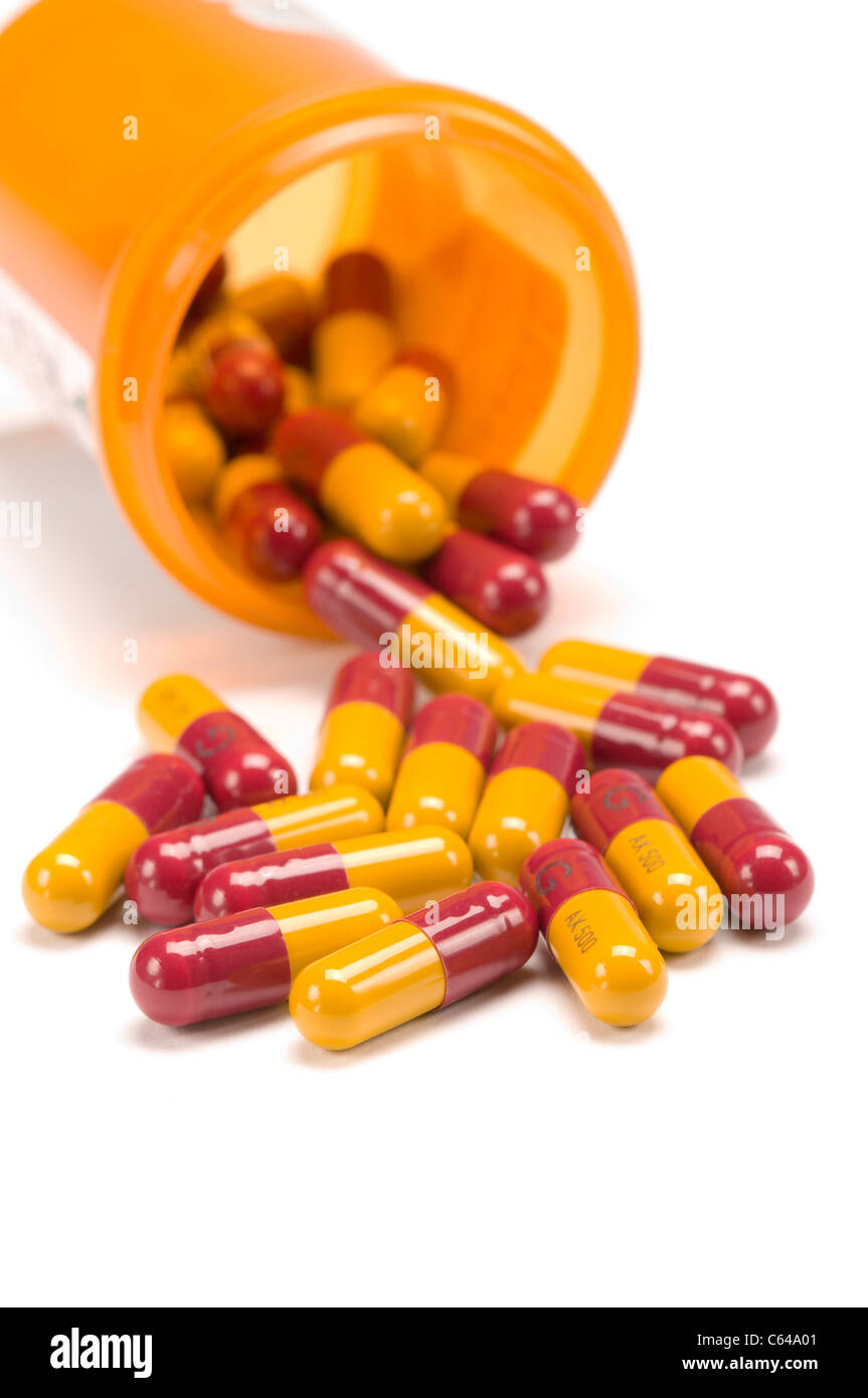 Prescription Drug capsules Stock Photo Alamy