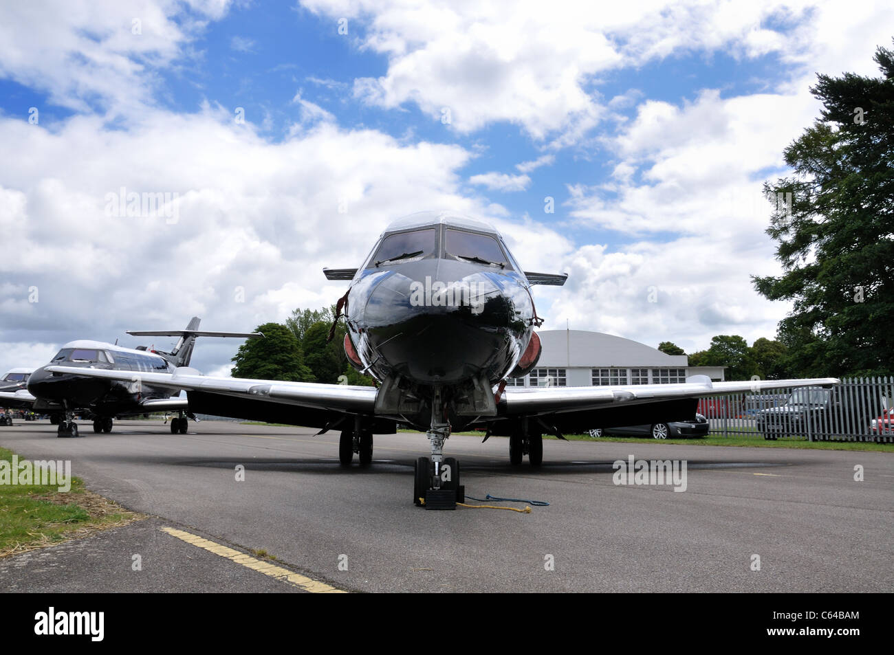 Hawker Siddeley Dominie T1 (BAe HS-125). One of the last RAF ones  (XS709, XS727, XS737, XS730, XS728, XS712) Stock Photo