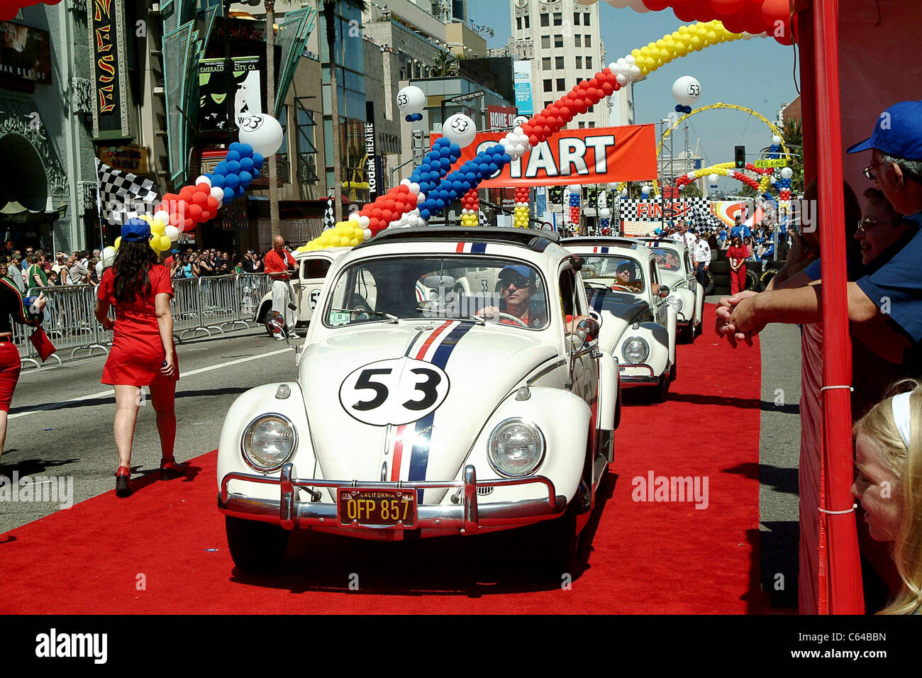 Herbies at arrivals for Herbie Fully Loaded World Premiere, El Capitan