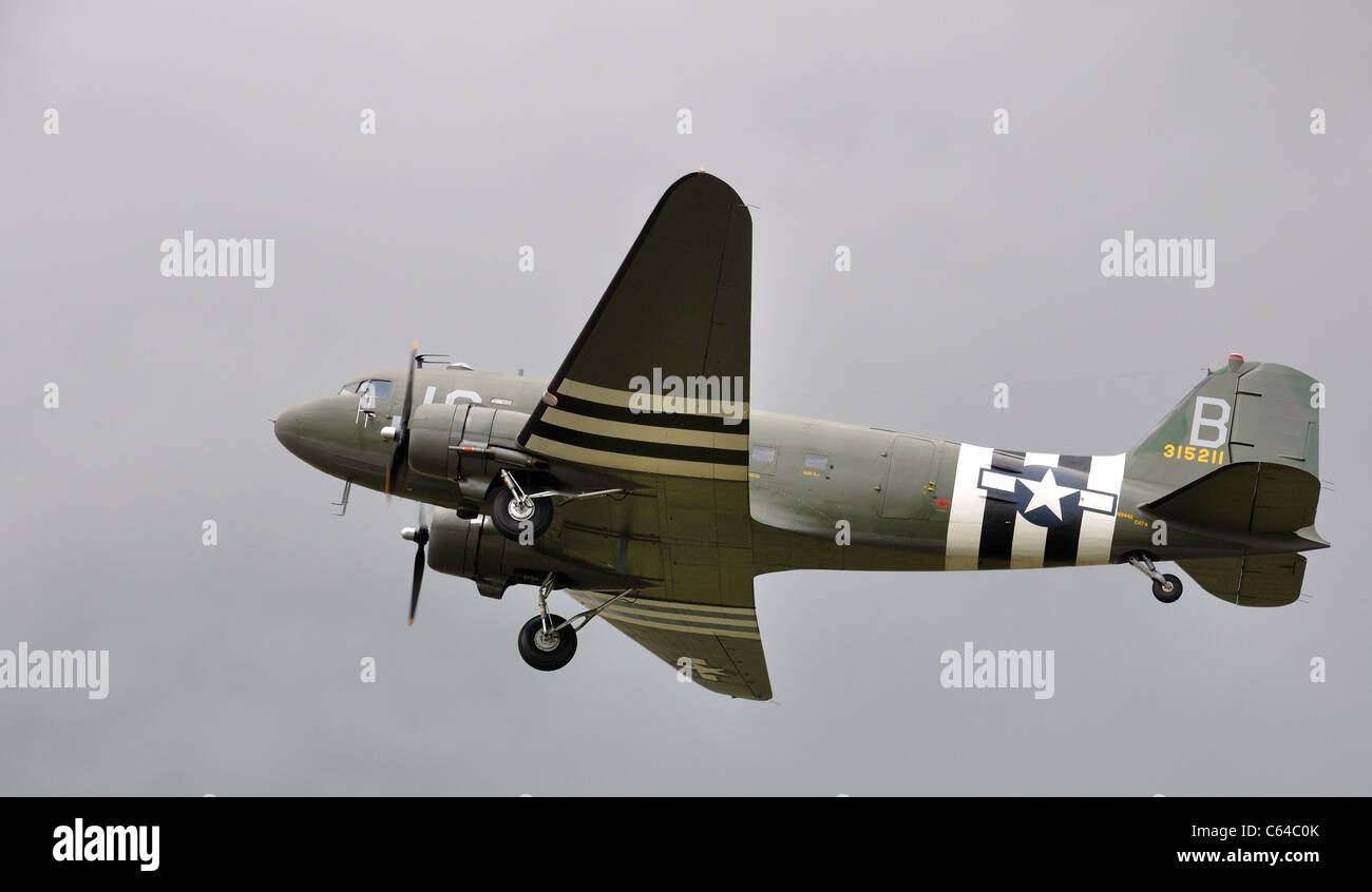 Douglas C-47A Skytrain (DC-3 Dakota) Stock Photo