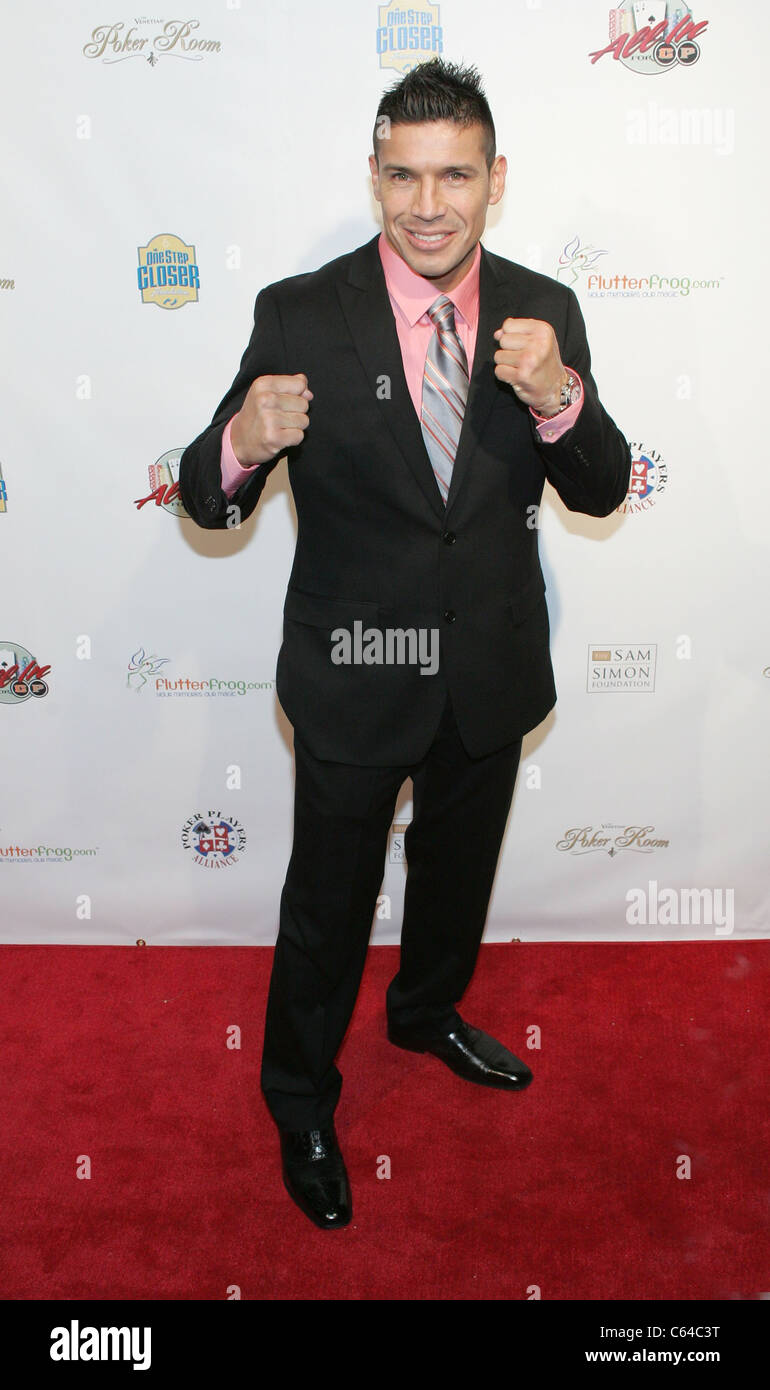 Sergio Martinez (WBC World Middleweight Boxing Champion) in attendance for All In For CP Celebrity Charity Poker Tournament to Benefit the One Step Closer Foundation, The Venetian Resort Hotel and Casino, Las Vegas, NV December 11, 2010. Photo By: James Atoa/Everett Collection Stock Photo