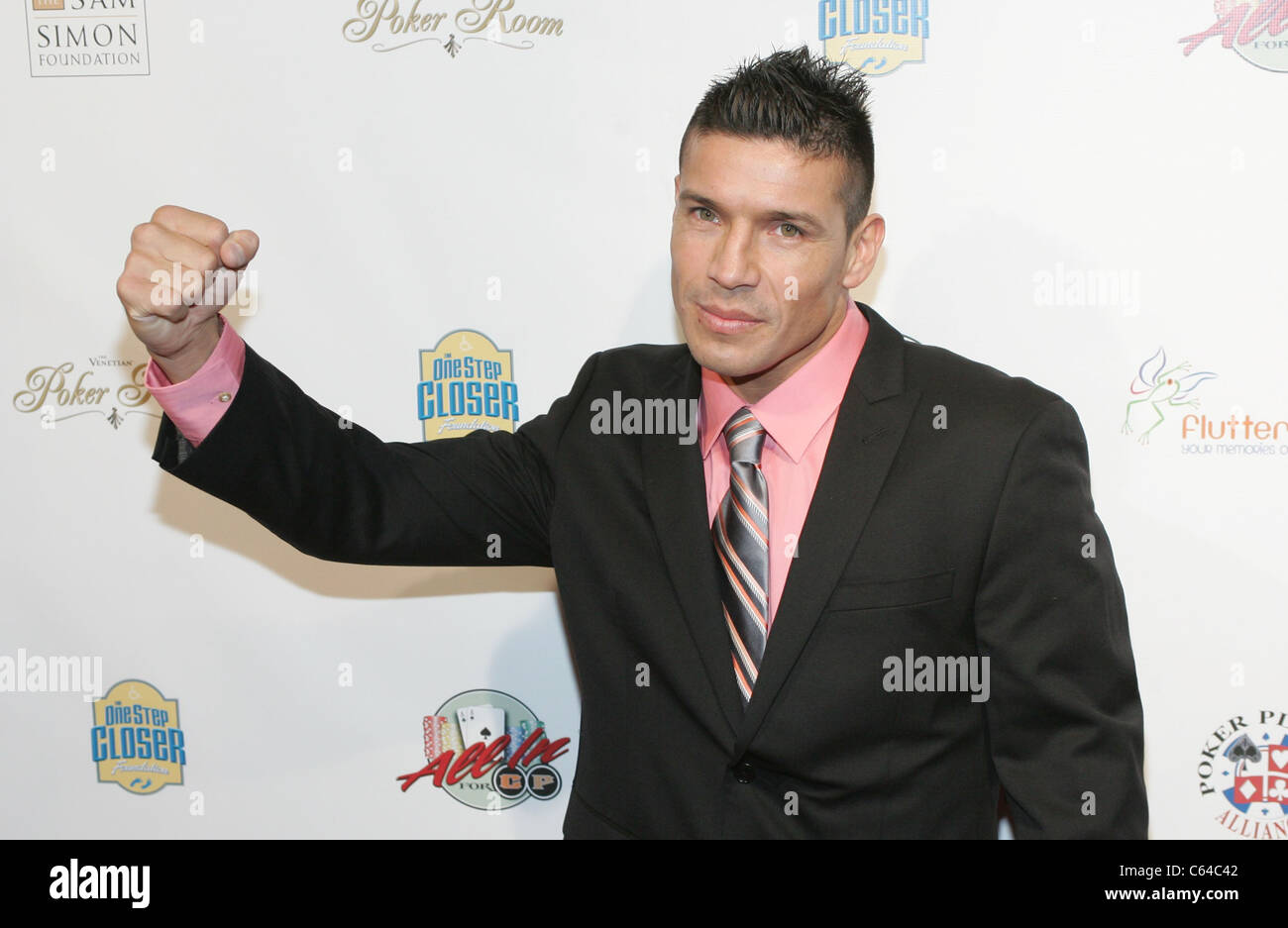 Sergio Martinez (WBC World Middleweight Boxing Champion) in attendance for All In For CP Celebrity Charity Poker Tournament to Benefit the One Step Closer Foundation, The Venetian Resort Hotel and Casino, Las Vegas, NV December 11, 2010. Photo By: James Atoa/Everett Collection Stock Photo